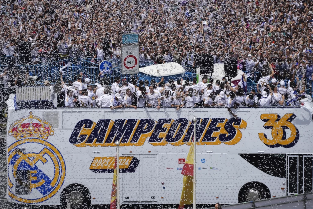 Real Madrid's Spanish League Triumph & Champions League Final Celebration - Socceronlinew