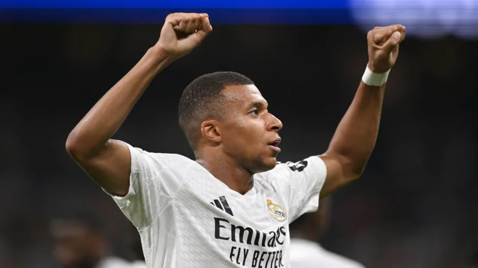 Mbappe Scores First Two La Liga Goals in Real Madrid Victory - Socceronlinew